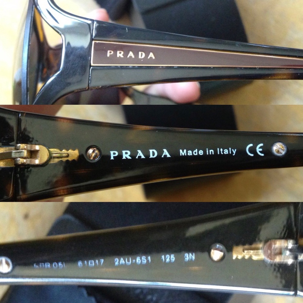 Auth Prada Sunglasses in Havana SPR05L W/ Case - Picture 7 of 8